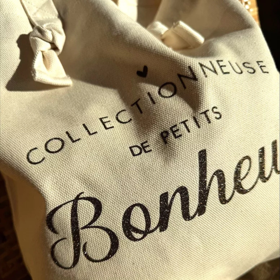 Tote-Bag à nœuds "Collectionneuse de Bonheurs"