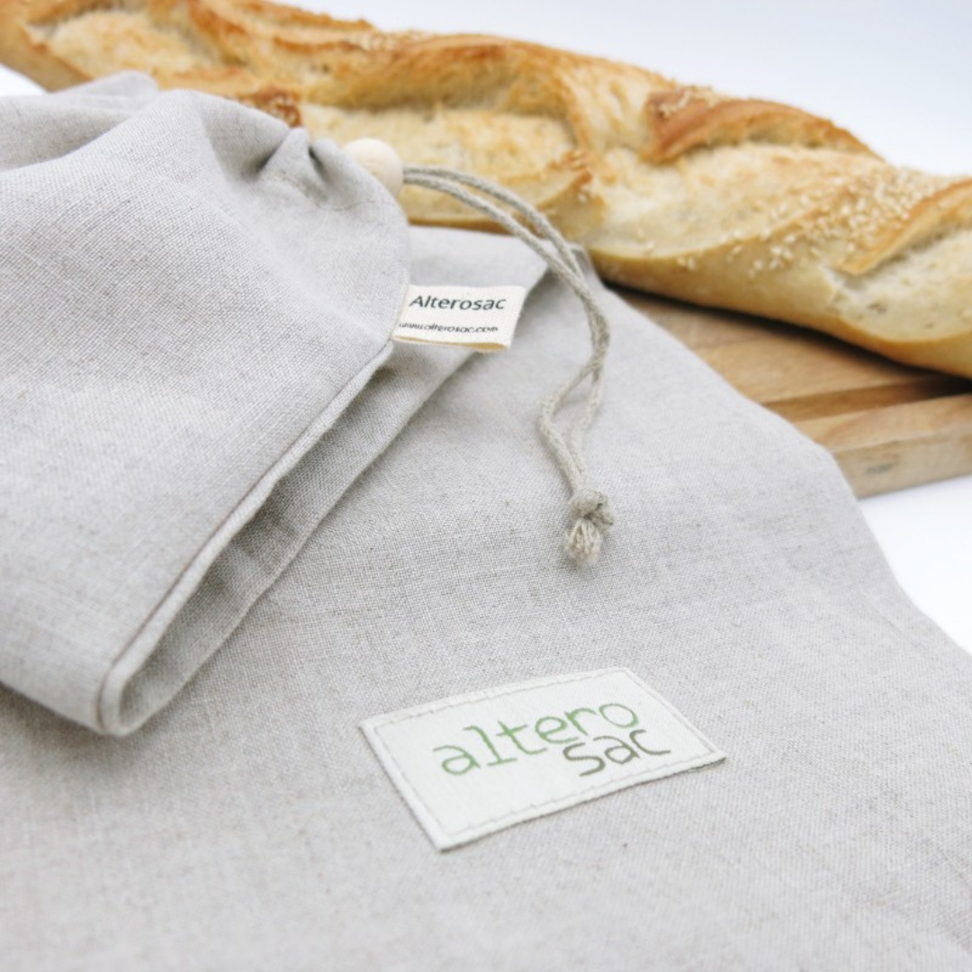 Sac à pain en lin bio