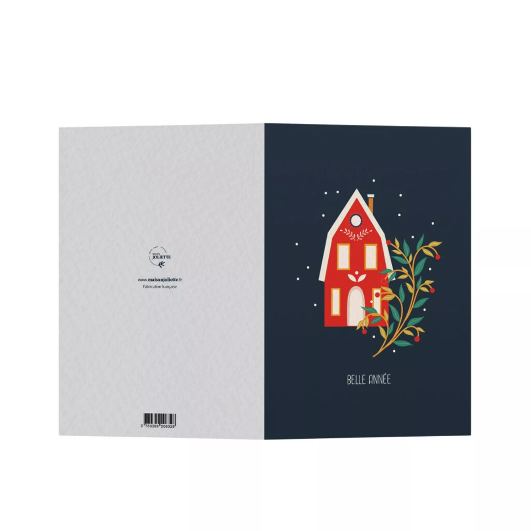 Carte - Maisonnette rouge