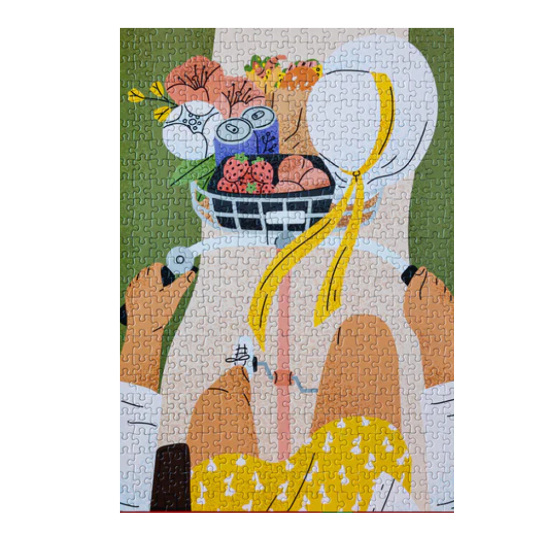 Puzzle 500 pièces À bicyclette