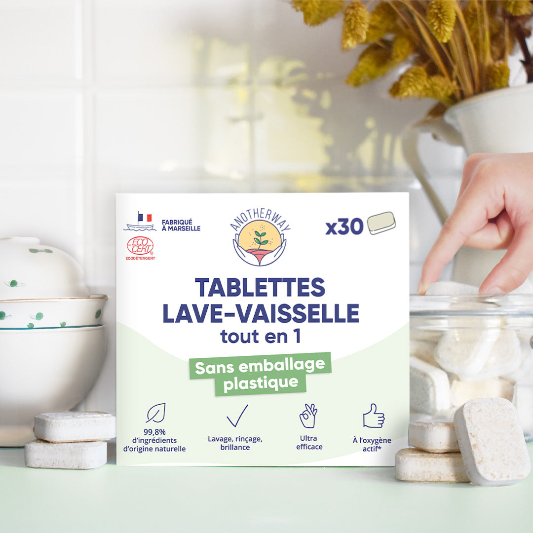 30 tablettes vaisselle sans film
