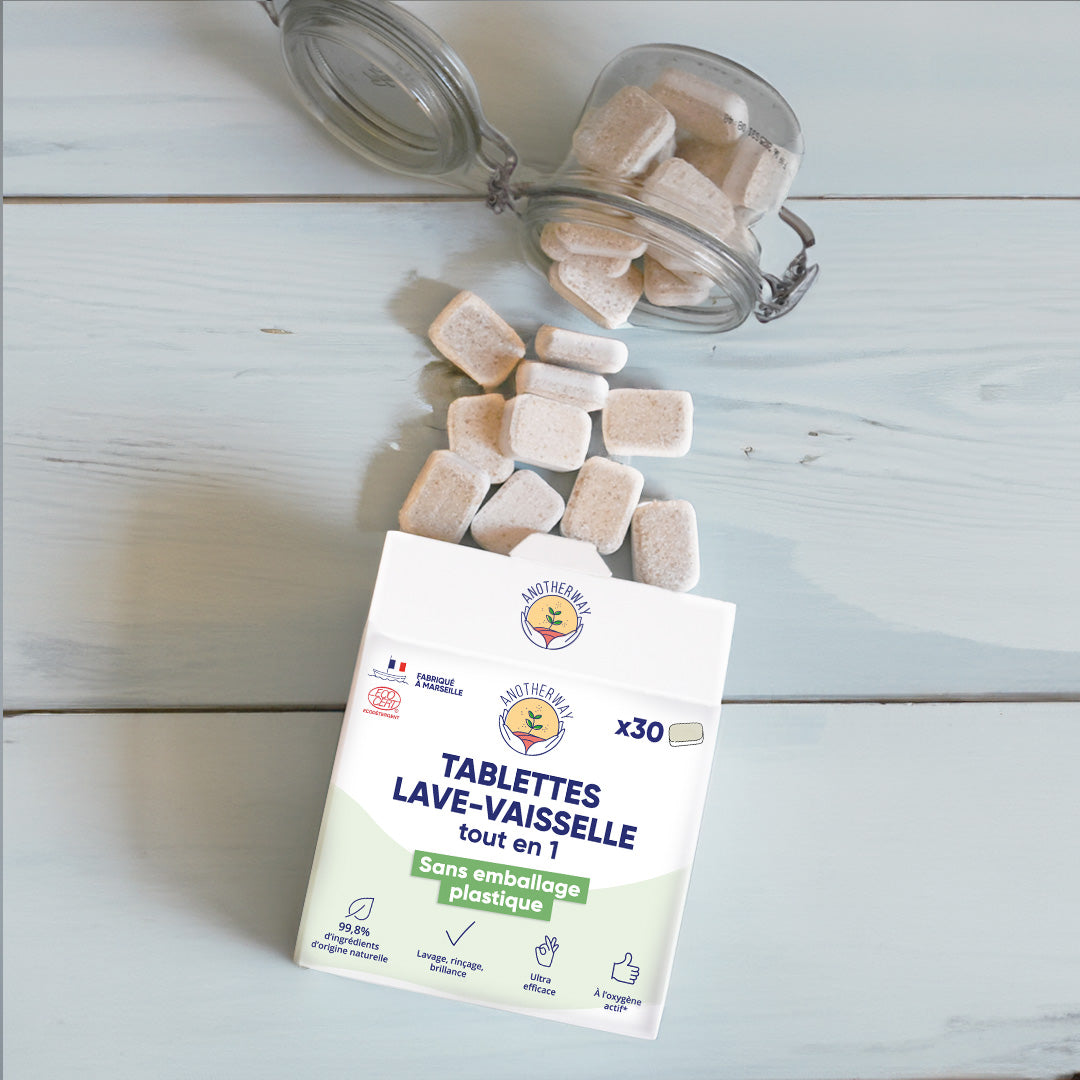 30 tablettes vaisselle sans film