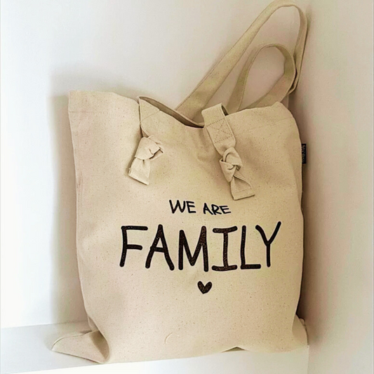 Tote-Bag à nœuds We are family