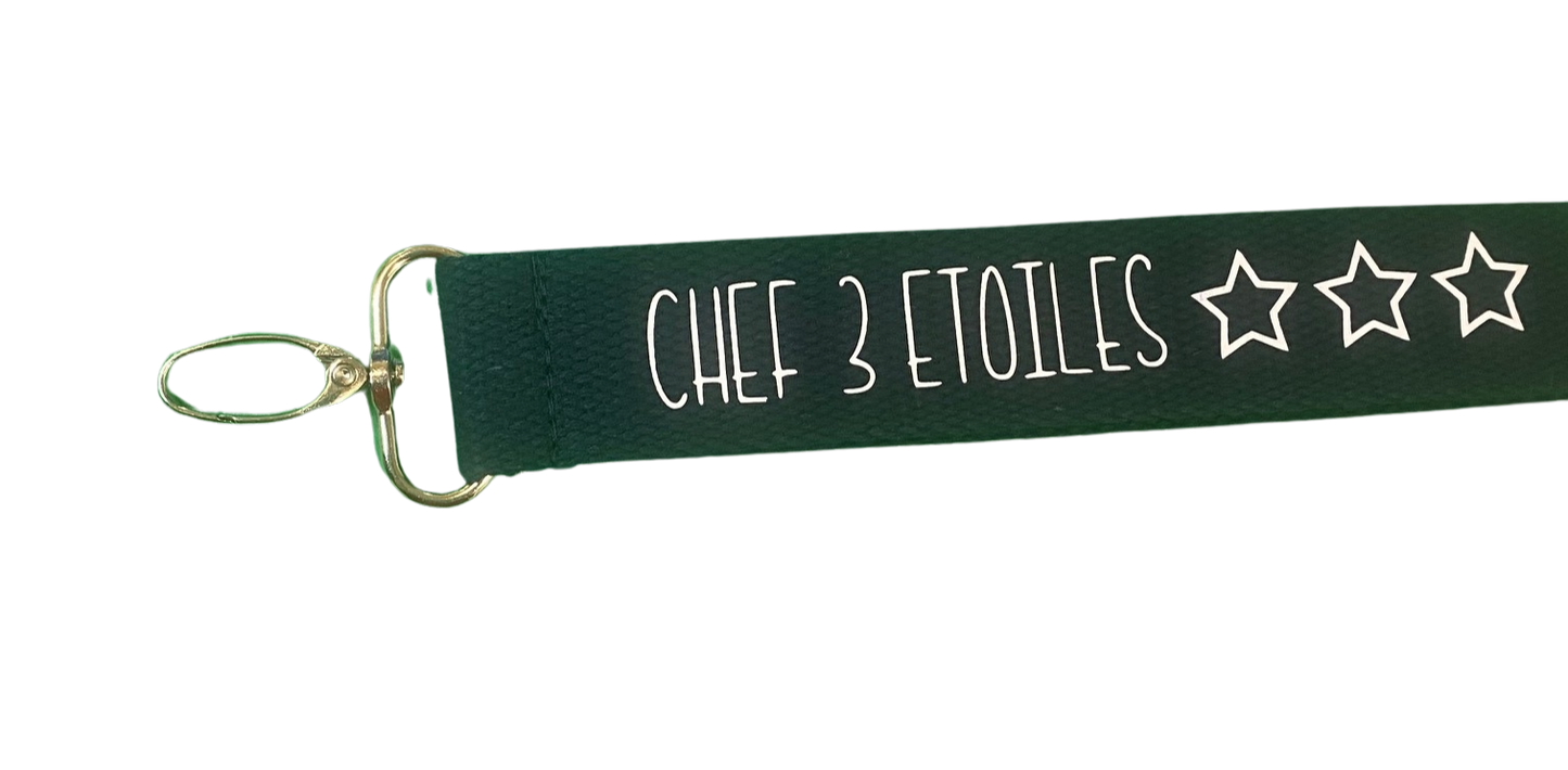 Porte clés - Chef 3 étoiles
