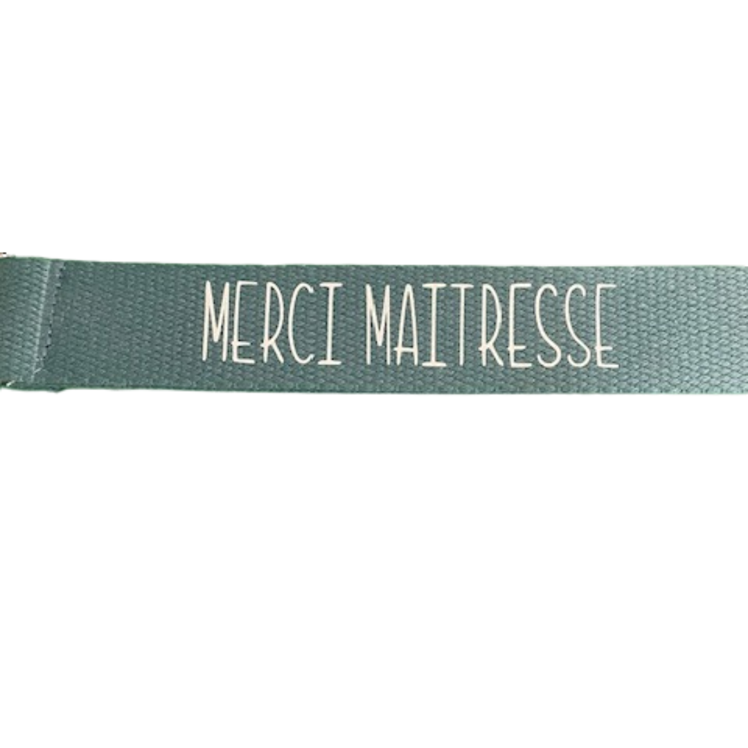 Porte clés - Merci  maitresse