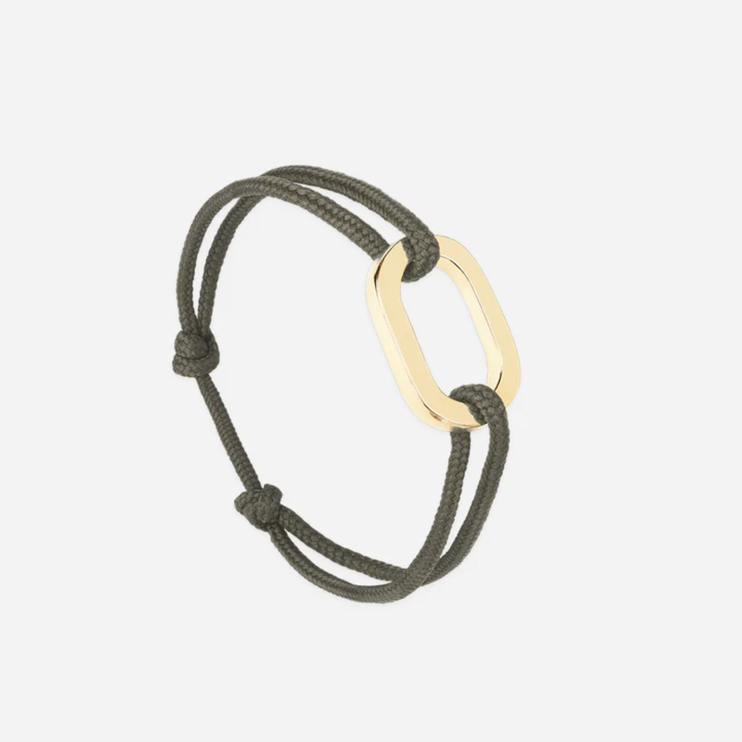 Bracelet Maillon plat 22 mm plaqué or