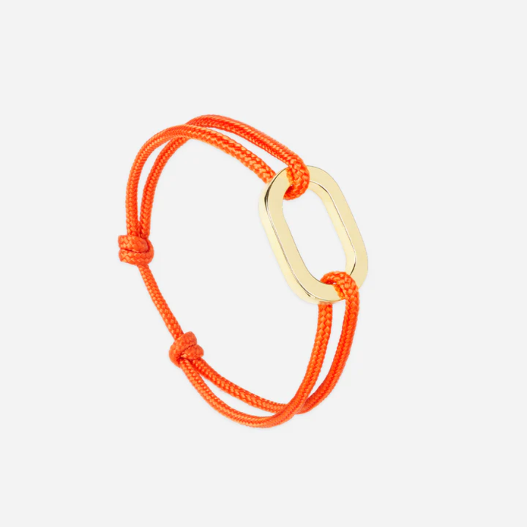 Bracelet Maillon plat 22 mm plaqué or