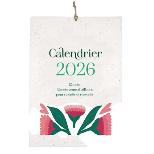 Calendrier à planter - Mots d'ailleurs