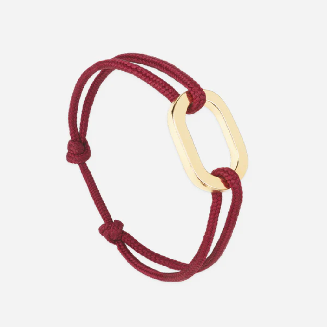 Bracelet Maillon plat 22 mm plaqué or
