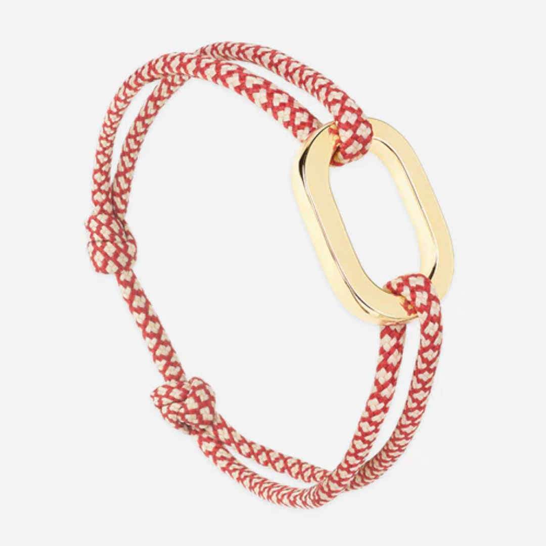 Bracelet Maillon plat 22 mm plaqué or