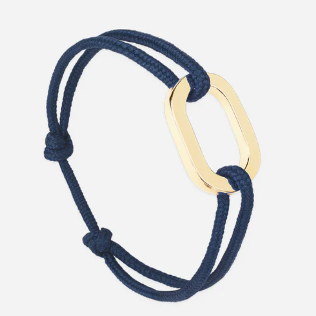Bracelet Maillon plat 22 mm plaqué or