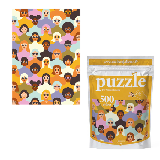 Puzzle 500 pièces Multitude de visages