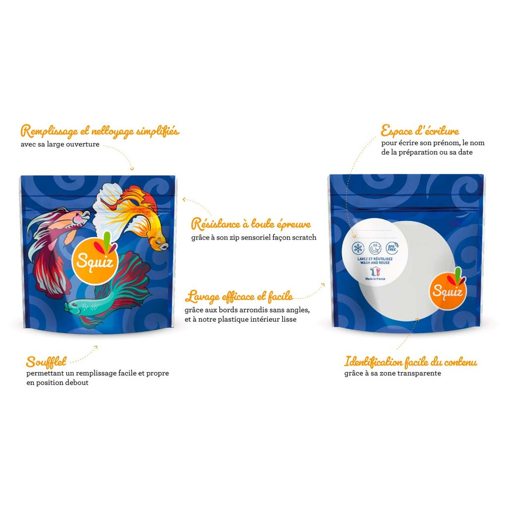 3 sacs à goûter S-M-L