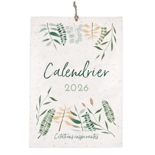 Calendrier à planter - Citations inspirantes