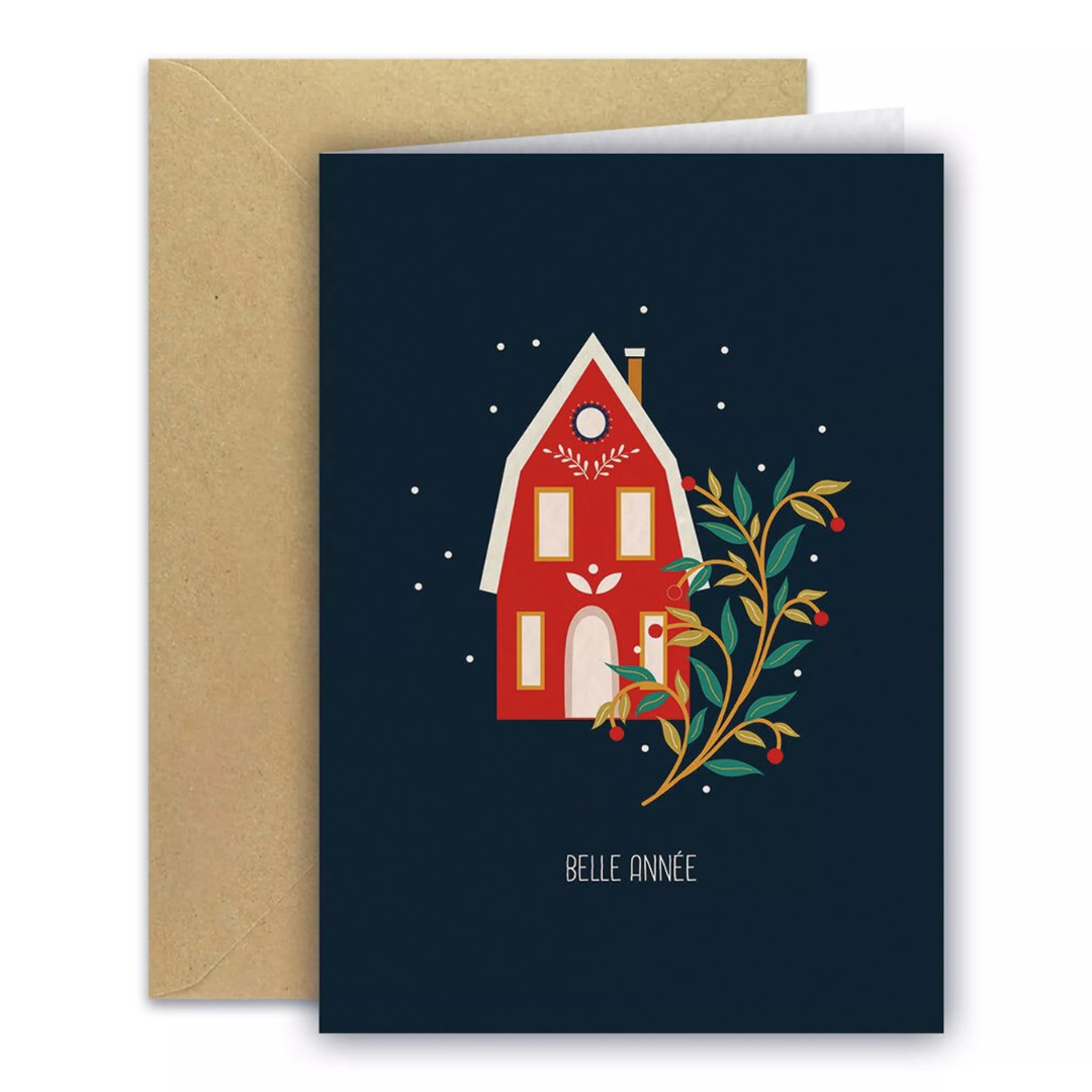 Carte - Maisonnette rouge