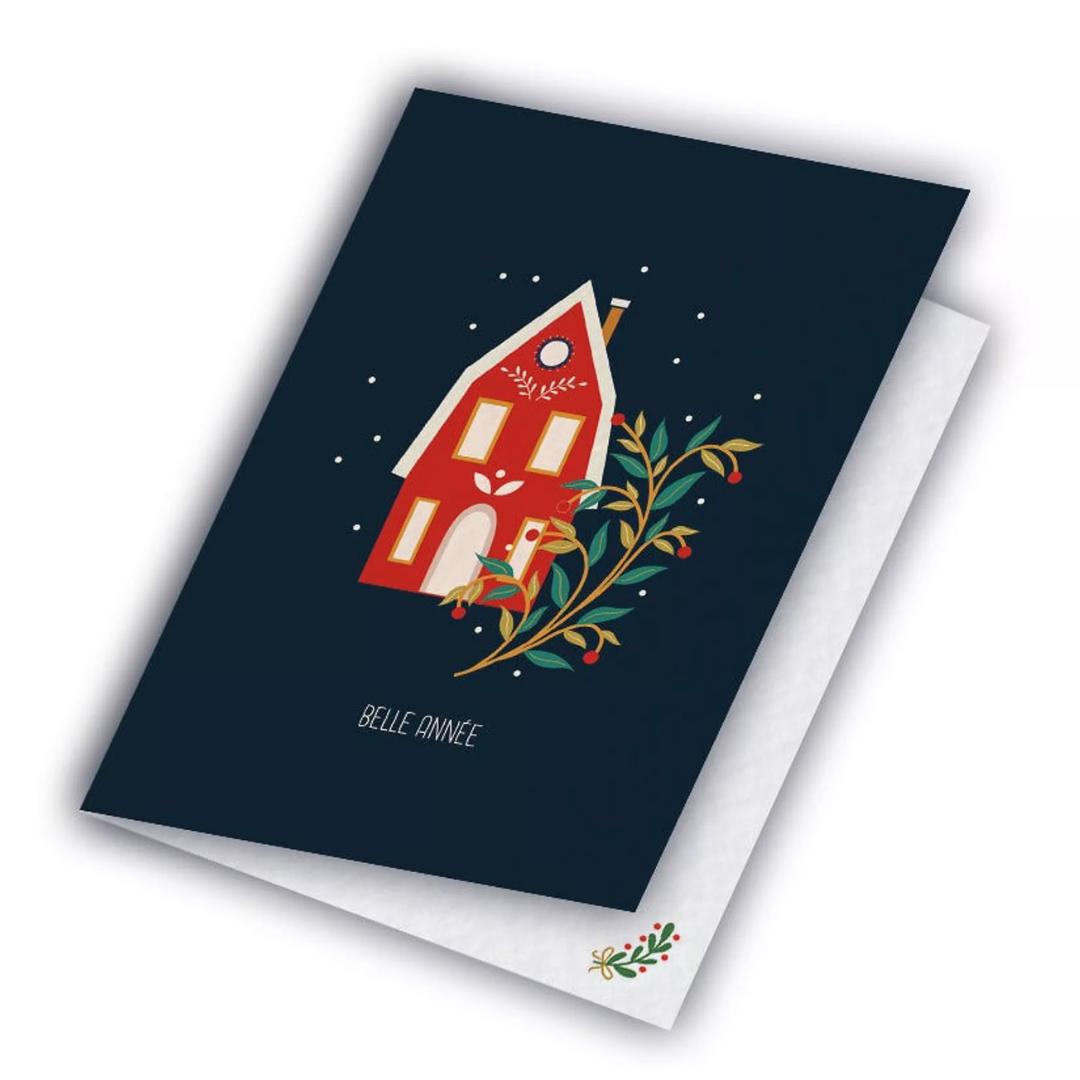 Carte - Maisonnette rouge