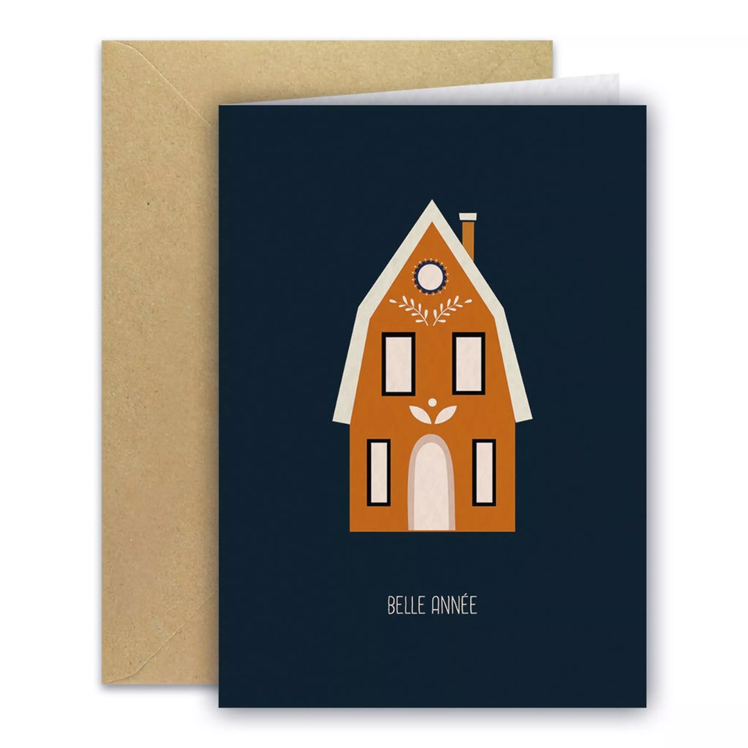 Carte Maison en pain d'épice