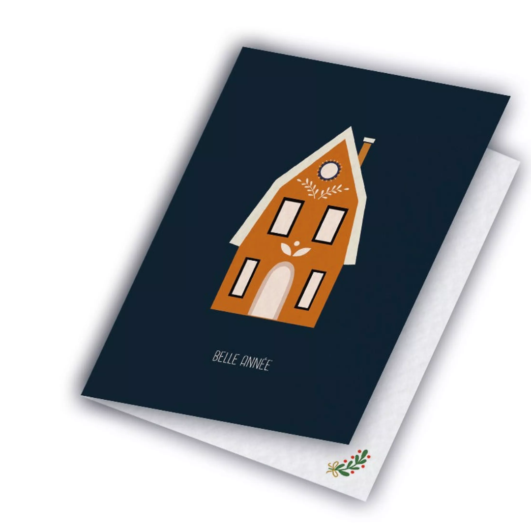 Carte Maison en pain d'épice