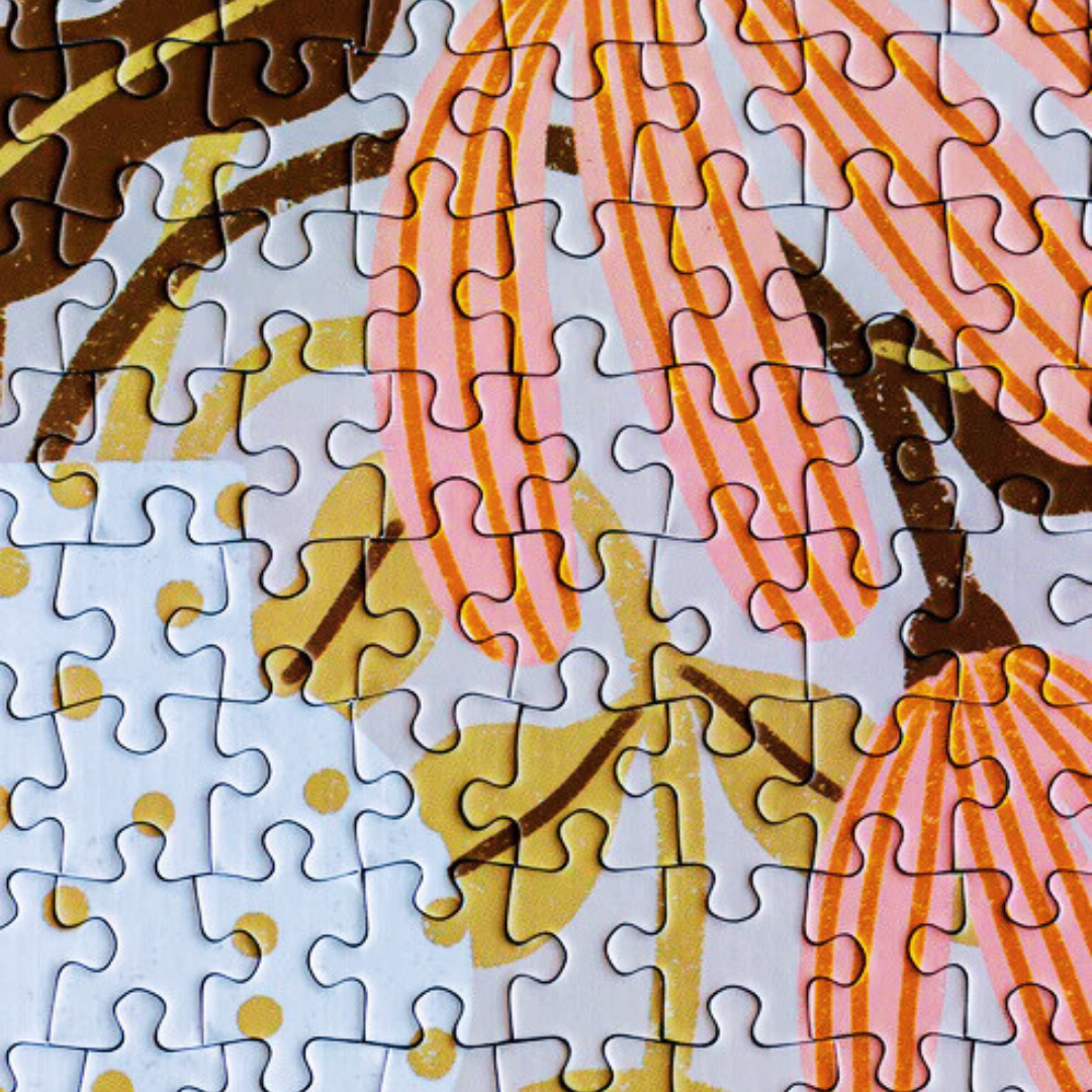 Puzzle 500 pièces Myosotis & Capucine