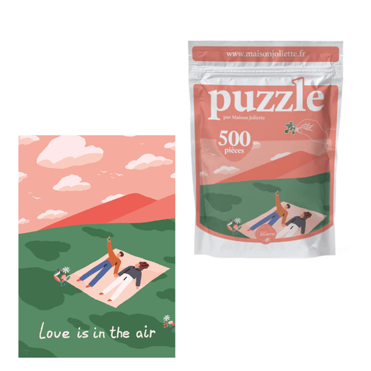 Puzzle 500 pièces Love is in the air