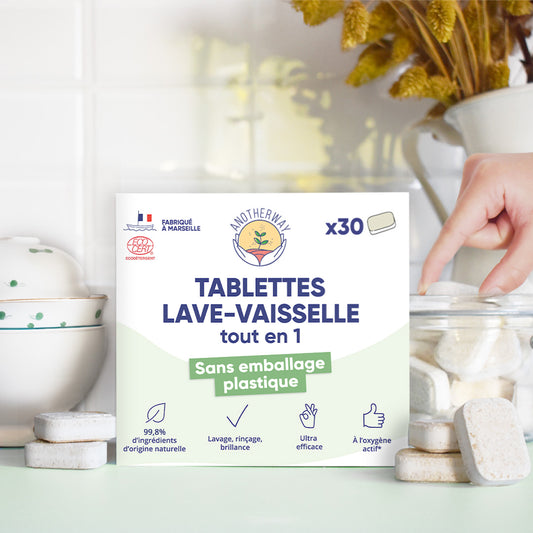 30 tablettes vaisselle sans film