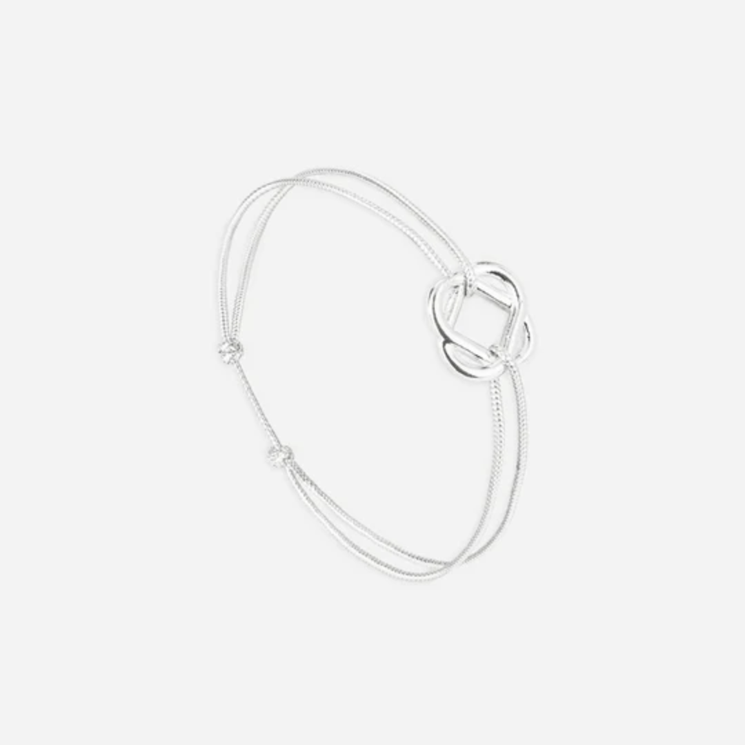 Bracelet Trèfle plaqué ARGENT